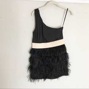 Karlie Faux Fur Cocktail Dress